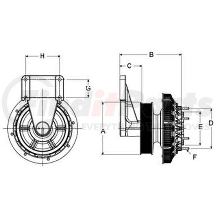 79A9789 by HORTON - Engine Cooling Fan Clutch