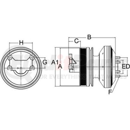 79A9050 by HORTON - DM Advantage Reman Fan Clutch