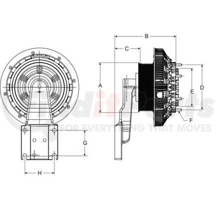79A9781 by HORTON - Engine Cooling Fan Clutch