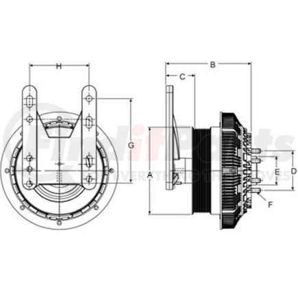 79A9410-2 by HORTON - Engine Cooling Fan Clutch