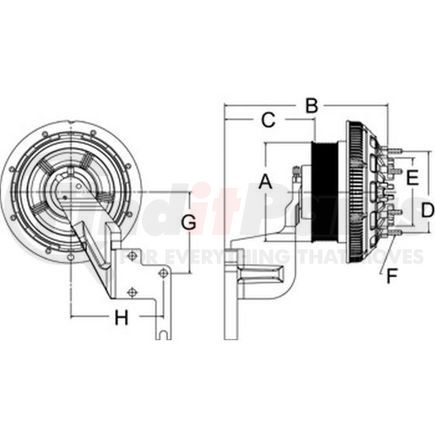 79A9740 by HORTON - Engine Cooling Fan Clutch