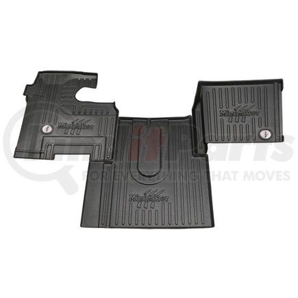 103257 by MINIMIZER - Floor Mats - Black, 3 Piece, Front, Center Row, For International