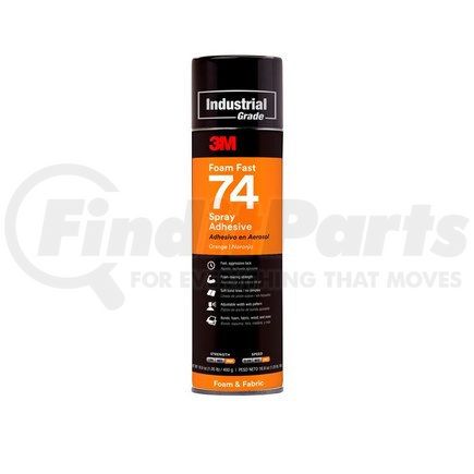 82242 by 3M - Foam Fast Spray Adhesive 74 Orange, 24 fl oz Aerosol Can
