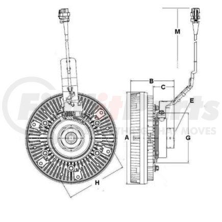 99452100116001 by HORTON - Engine Cooling Fan Clutch
