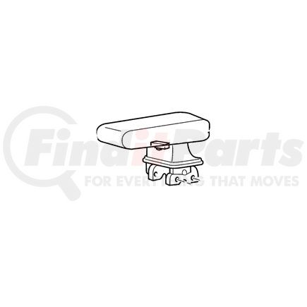 F87Z78644A22AAH by FORD - ARMREST ASM