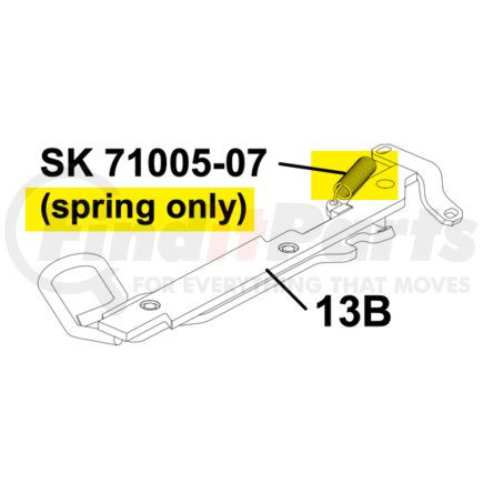 SK71005-07 by JOST - Multi-Purpose Spring