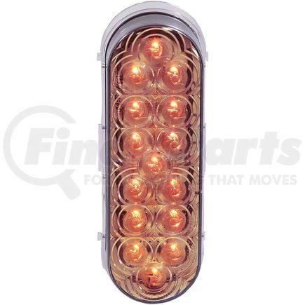 M63322YCL by MAXXIMA - Maxxima M63322YCL Amber 6" Oval Park/Turn Light with Clear Lens