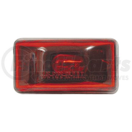 MC95RB by OPTRONICS - Red stud mount marker/clearance light with stainless steel base