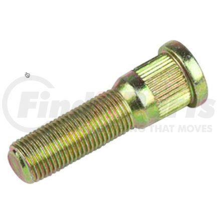 121803 by LIPPERT COMPONENTS - Wheel Lug Stud - Yellow, 1/2"-20 Thread Size x 2 in. Length, Threaded Rod