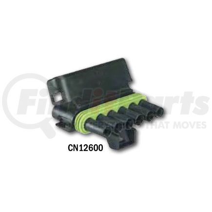 CN12600 by PETERBILT - Genuine Original OEM Peterbilt Part - CONNECTOR-SHELL 6 CAV WP