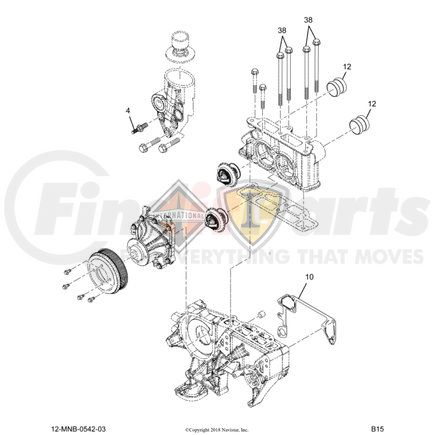 2514165C94 by NAVISTAR - FAN CLUTCH, DRIVE KIT, RETROFIT 2 SPEED