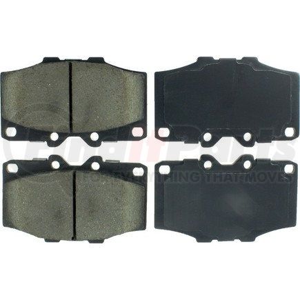 102.01370 by CENTRIC - C-Tek Semi-Metallic Brake Pads with Shims