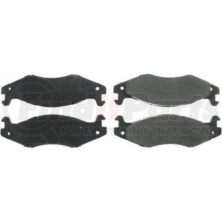 300.06510 by CENTRIC - Centric Premium Semi-Metallic Brake Pads with Shims and Hardware