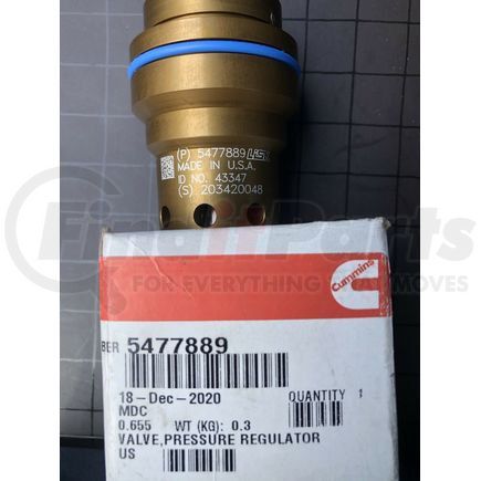 5477889 by CUMMINS - Pressure Relief Valve