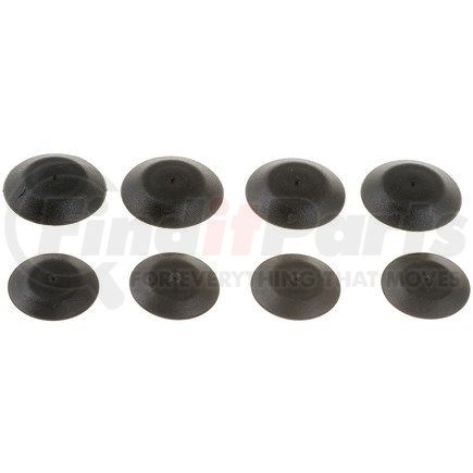 02411 by DORMAN - Universal Black Plastic Plug Button Assortment, 1/2, 3/8 In