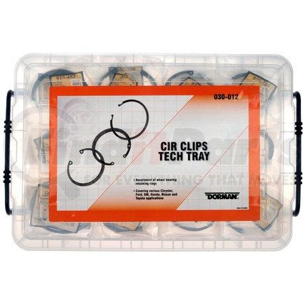 030-012 by DORMAN - Cir Clip Tech Tray