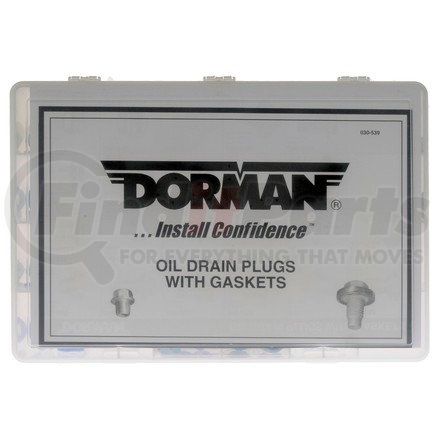 030-539 by DORMAN - Oil Drain Plug Tech Tray - 22 SKUs - 44 Pieces