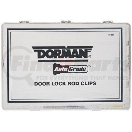 030-209 by DORMAN - Automotive Maintenance Tech Trays - Door Lock Rod Clip