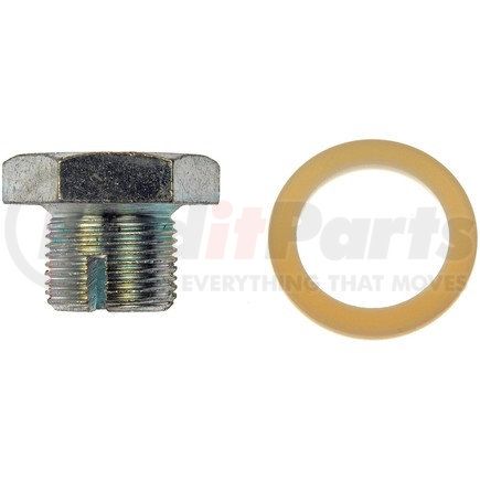 090-017 by DORMAN - Oil Drain Plug Oversize 11/16-20 S.O., Head Size 1 In.