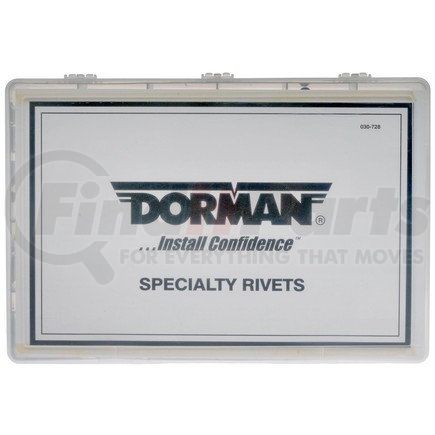 030-728 by DORMAN - Body Retainer Tech Tray - Push-in/Screw-in Retainers