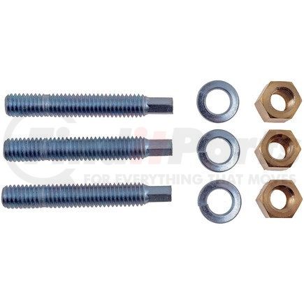 03112 by DORMAN - Exhaust Stud Kit - 3/8-16 x 2-1/2 In.