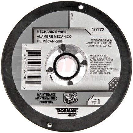 10172 by DORMAN - Mechanics Wire 18 Gauge 2 Pound Spool