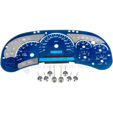 10-0101F by DORMAN - Instrument Cluster Upgrade Kit - Aqua