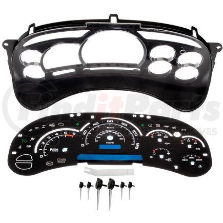 10-0102B by DORMAN - Instrument Cluster Upgrade Kit - Escalade Style Without Transmission Temperature