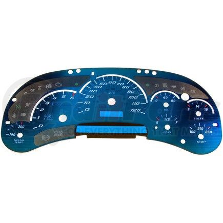 10-0107B by DORMAN - Instrument Cluster Upgrade Kit - Aqua With Transmission Temperature