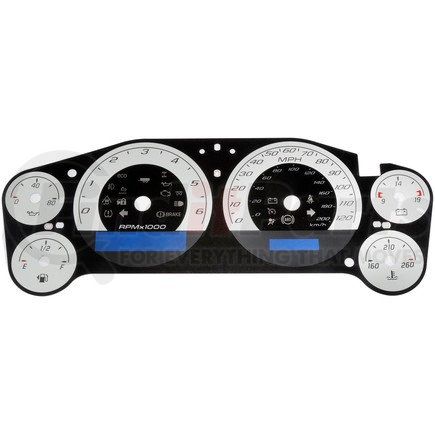 10-0110B by DORMAN - Instrument Cluster Upgrade Kit - White With Transmission Temperature