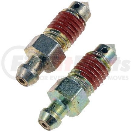 12702 by DORMAN - Brake Bleeder Screws - Quick Bleeders - M10-1.5 X 33mm