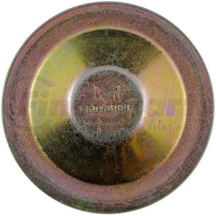 13990 by DORMAN - Wheel Bearing Dust Cap - Silver, Steel, 2" Outer Diameter, 1.86" Inside Diameter, 0.67" Height