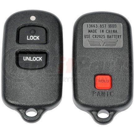 13663 by DORMAN - Keyless Remote Cases Repair