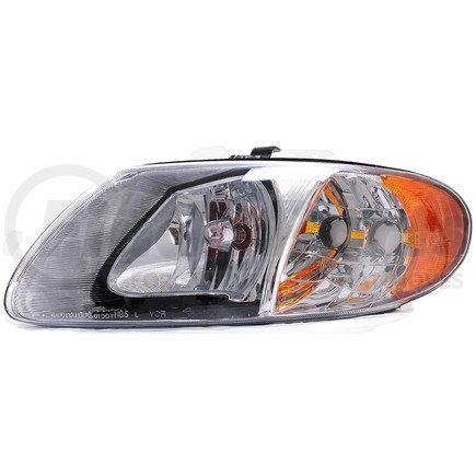 1590312 by DORMAN - Headlight Assembly - 12.8V, Clear Halogen Bulb, Plastic Housing, for Chrysler/Dodge 2001-2007