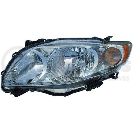 1592075 by DORMAN - Headlight Assembly - for 2009-2010 Toyota Corolla