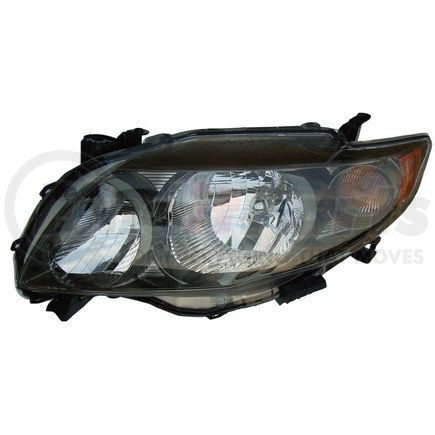 1592077 by DORMAN - Headlight Assembly - for 2009-2010 Toyota Corolla