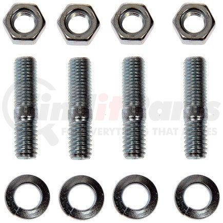 23733 by DORMAN - Water Pump Stud Kit - 5/16-18 x 7/16 and 5/16-24 x 5/8 Overall Length of 1-1/4