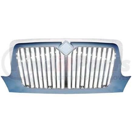 242-5107 by DORMAN - Radiator Grille Chrome