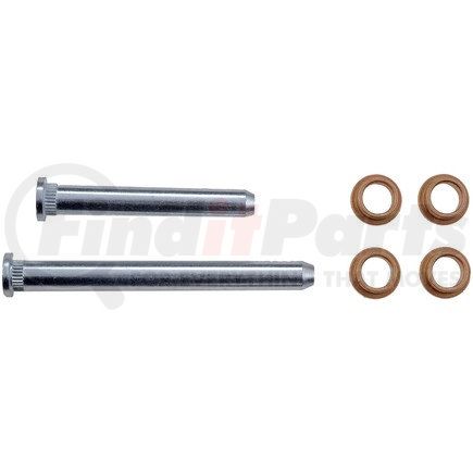 38386 by DORMAN - Door Hinge Pin And Bushing Kit - 2 Pins And 4 Bushings