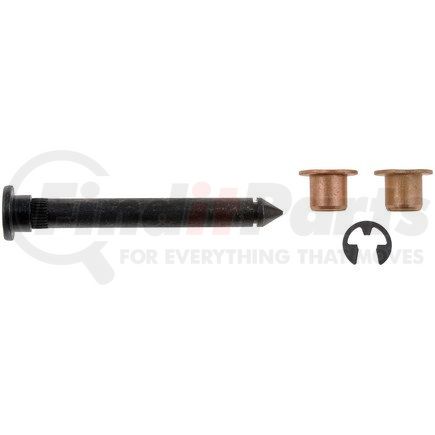 38397 by DORMAN - Door Hinge Pin And Bushing Kit - 1 Pin, 2 Bushings And 1 Clip