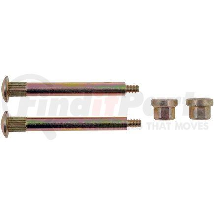 38447 by DORMAN - Door Hinge Pin And Bushing Kit - 2 Pins And 2 Nuts