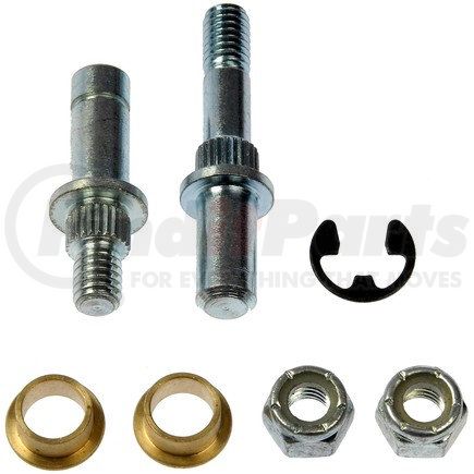 38454 by DORMAN - Door Hinge Pin And Bushing Kit - 2 Pins 2 Bushings And 2 Nuts