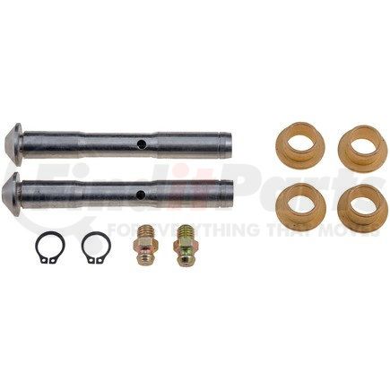 38455 by DORMAN - Door Hinge Pin And Bushing Kit - 2 Pins, 4 Bushings, 2 Fittings And 2 Clips