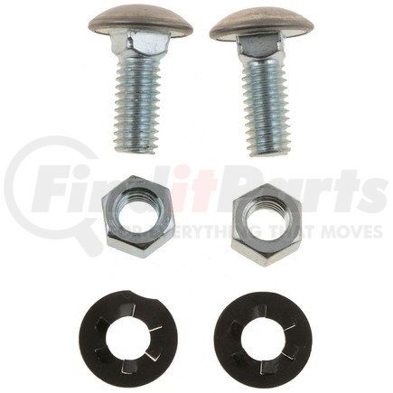 45364 by DORMAN - Bumper Bolt With Nuts - Stainless Steel - 3/8-16 In. x 1 In.