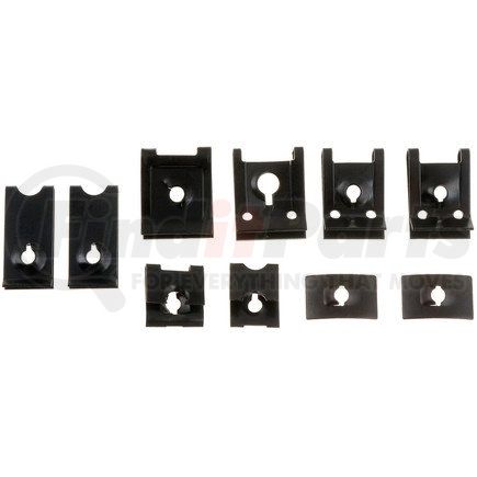 45382 by DORMAN - Clip Nut Assortment - Universal U Nuts, J Nuts And Flat Nuts