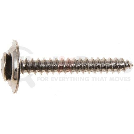 45583 by DORMAN - Trim Screw - Chrome Sems Head - 8-18 X 1-1/4 In.