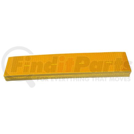 41283 by GROTE - Conspicuity Tape for Rail Cars, 4in. x 18in. Strips, Yellow