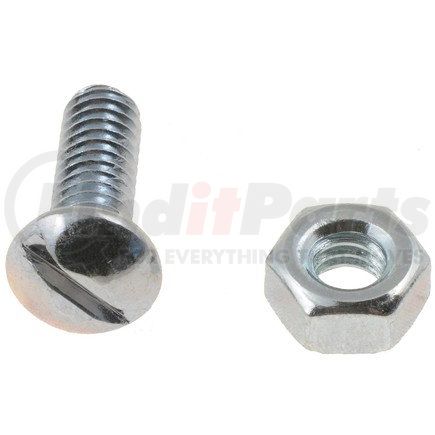 44416 by DORMAN - Stove Bolt With Nuts - 1/4-20 In. x 3/4 In.