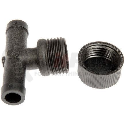 47121 by DORMAN - 5/8 Radiator Flush Tee With Cap