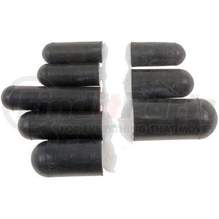 47396 by DORMAN - Rubber Black Vacuum Cap Assortment